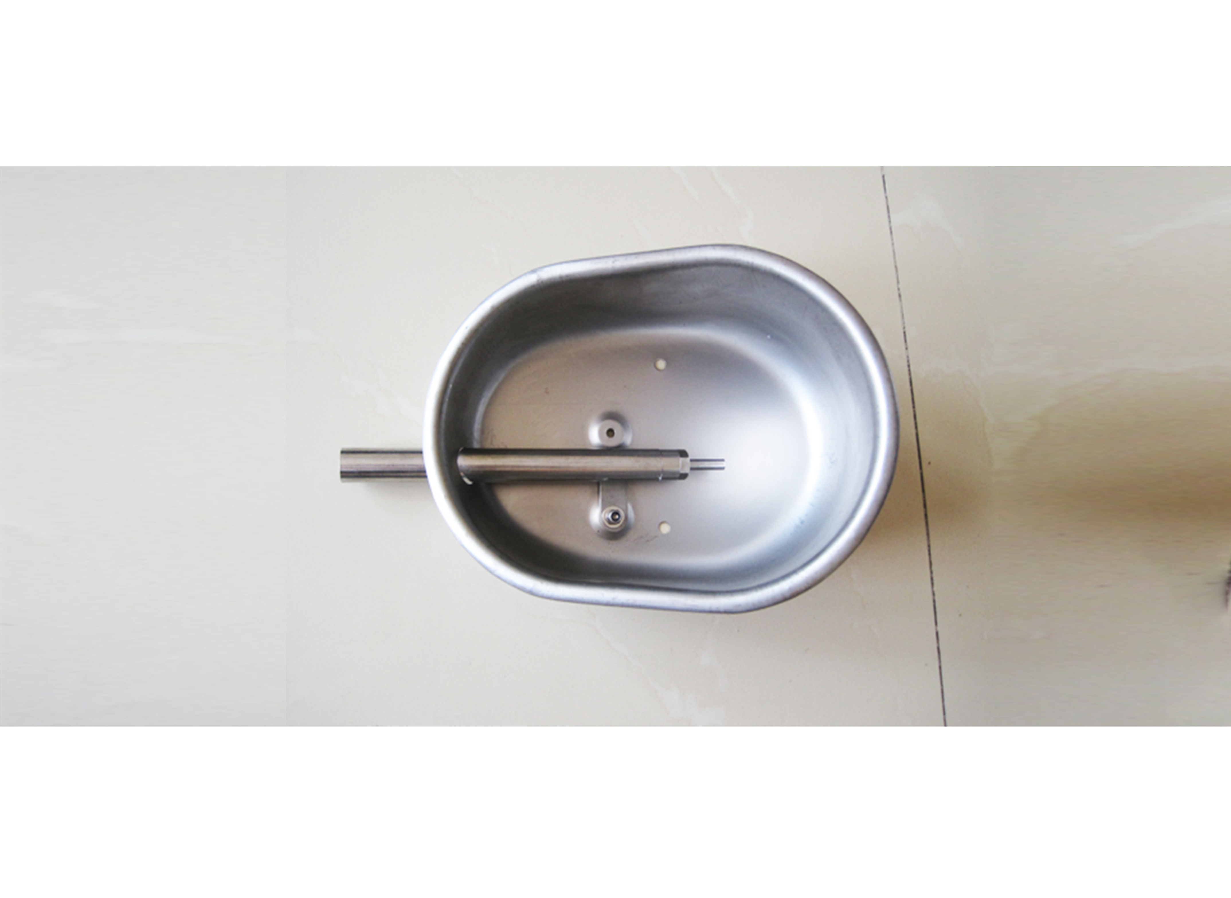 Stainless steel drinking bowl